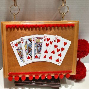 Suenos de Saundra  Upcycled Cigar Box Cards Satchel/Purse